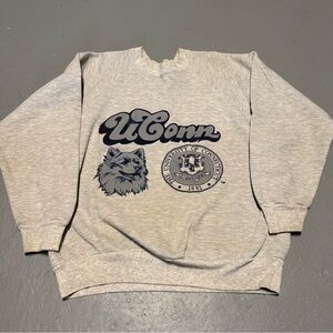 Vintage 90s uconn crewneck size large